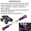 (2025 Upgrade) Adjustable Stainless Steel Turnbuckles/Camber Link for 1/10 Traxxas 4X4/2WD Slash VXL,Rustler VXL,Stampede VXL,Hoss 4X4 RC Car Hops Up Parts(Purple) view 4