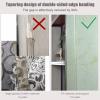 HM&DX Clear Self-Adhesive Corner Guard Edge Protector,90-Degree Corner Trim Strip, Plastic Proofing Corner Trim Strip for Home Balcony Windowsill Safety(3x100cm/1.18x40in, Clear 2pcs) view 3