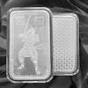 1oz Samurai Warrior rectangle bar pouch & incuded display capsule view 2