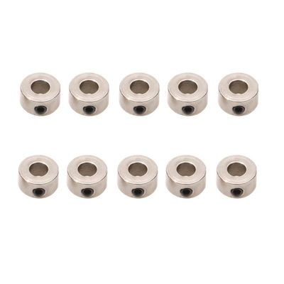 BrewJa 10PCS 2.1mm 3.1mm 4.1mm 5.1mm Metal Set Wheel Collar Lock Locker Axle/Shaft Landing Gear Stopper for RC Model Boat DIY Airplane (Color : 4.1mm)