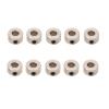 BrewJa 10PCS 2.1mm 3.1mm 4.1mm 5.1mm Metal Set Wheel Collar Lock Locker Axle/Shaft Landing Gear Stopper for RC Model Boat DIY Airplane (Color : 4.1mm) view 1