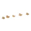 BrewJa 10PCS Flange Bushing Propeller Rigid Shaft Sleeve Rudder Bearing Brass Screw Bush Multi-Functional Spare Parts for RC Robot Boat (Color : A 5x8mm Flange) view 2