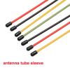 BrewJa 5PCS RC Boat Car Model Colorful Aluminum Alloy Antenna Seat Assembly Tube Sleeve with Cap+Mount Kit L320mm for DIY Accessories (Color : Purple and red) view 2