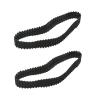 BrewJa 2PCS Rubber Tracks Caterpillar Tank Chassis 66/53/42cm Closed Track Tires for Rock Crawler RC Digger Excavator Wheel Spare Parts (Color : D 37x2cm) view 1