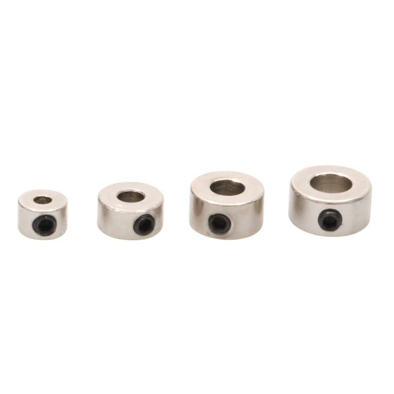 BrewJa 10PCS Inner Dia 2.1/3.1/4.1/5.1mm Metal Landing Gear Stopper Wheel Lock Collar Shaft Lock Bushing Fastener for RC Electric Boat (Color : 4.1mm)