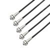 5PCS RC Boat Car Model Colorful Aluminum Alloy Antenna Seat Assembly Tube Sleeve with Cap+Mount Kit L320mm for DIY Accessories (Color : Silver and Black) view 1