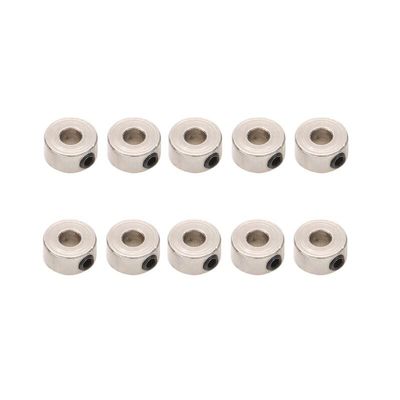 BrewJa 10PCS 2.1mm 3.1mm 4.1mm 5.1mm Metal Set Wheel Collar Lock Locker Axle/Shaft Landing Gear Stopper for RC Model Boat DIY Airplane (Color : 3.1mm)