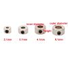 BrewJa 10PCS 2.1mm 3.1mm 4.1mm 5.1mm Metal Set Wheel Collar Lock Locker Axle/Shaft Landing Gear Stopper for RC Model Boat DIY Airplane (Color : 3.1mm) view 3