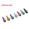 BrewJa 5PCS RC Boat Car Model Colorful Aluminum Alloy Antenna Seat Assembly Tube Sleeve with Cap+Mount Kit L320mm for DIY Accessories (Color : Red and red) view 4