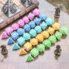 Coyeekn Polyhedral Dice DND Dice, 5 Sets of Dragons and Dungeons,RPG MTG Table Game Vintage Dice Carving Dice (35Pieces) view 2