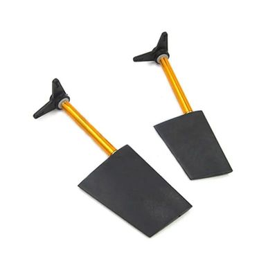 BrewJa Rc Boat Nylon Steering Rudder Plastic Rudder Height 28mm/36mm/44mm/52mm with 90 Degrees Arm Or 180 Degrees Arm (Color : 36mm 90 Degrees Arm)
