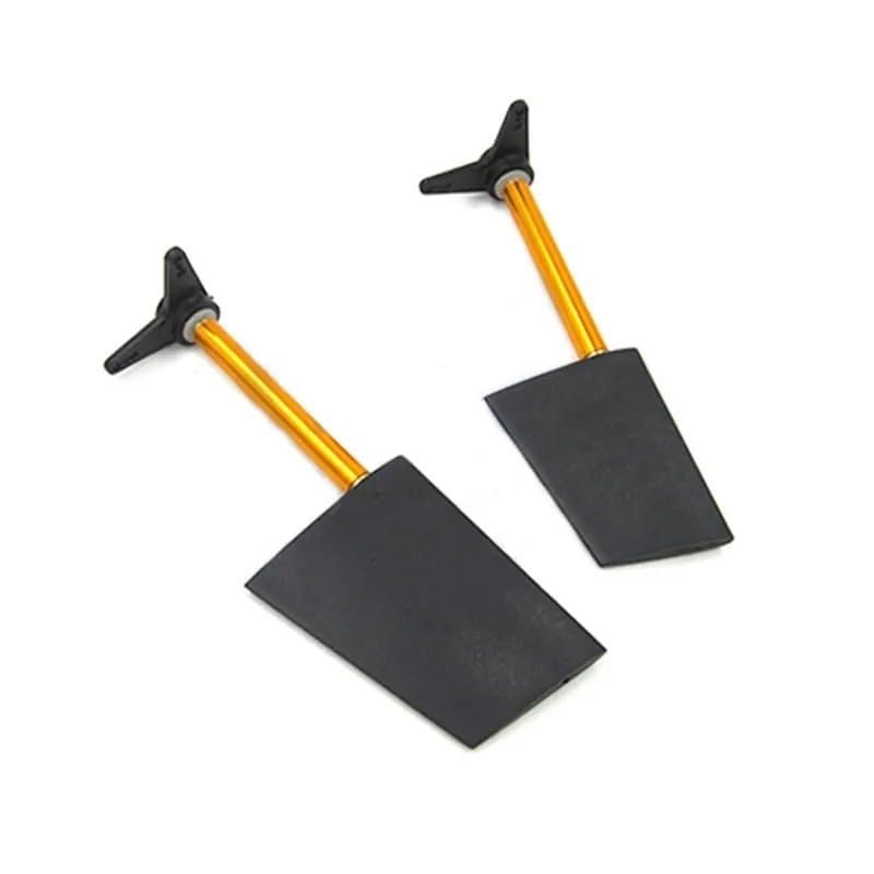 BrewJa Rc Boat Nylon Steering Rudder Plastic Rudder Height 28mm/36mm/44mm/52mm with 90 Degrees Arm Or 180 Degrees Arm (Color : 36mm 90 Degrees Arm)