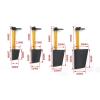 BrewJa Rc Boat Nylon Steering Rudder Plastic Rudder Height 28mm/36mm/44mm/52mm with 90 Degrees Arm Or 180 Degrees Arm (Color : 36mm 90 Degrees Arm) view 2