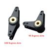 BrewJa Rc Boat Nylon Steering Rudder Plastic Rudder Height 28mm/36mm/44mm/52mm with 90 Degrees Arm Or 180 Degrees Arm (Color : 36mm 90 Degrees Arm) view 3
