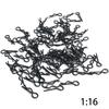 100pcs Black Universal RC Car Body Shell Pin R-Type Clips Compatible with 1/16 Scale Redcat HPI Himoto HSP ExceedRC Car Truck Buggy (for 1/16) view 2