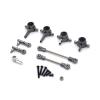 BrewJa Metal Upgrade Steering Cup Steering Link 28T Servo Arm for WLtoys 1/28 284131 K969 K979 K989 K999 P929 P939 RC Car Parts (Color : Dark Grey) view 1