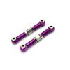 BrewJa Compatible with MJX H6 16207 16208 16209 16210 RC Car Parts Metal Upgrading and Modification, Steering Rod (Color : Purple) view 1