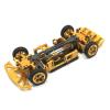 BrewJa Metal Upgrade Steering Cup Steering Link 28T Servo Arm for WLtoys 1/28 284131 K969 K979 K989 K999 P929 P939 RC Car Parts (Color : Yellow) view 2