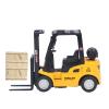 Airshi Forklift Toy, Forklift Model Drop Resistant Heavy Duty Authentic Pull Back Function for Play view 1