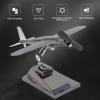 Solar Airplane, Solar Powered Aircraft for Car Tabletop Office Alloy Solar Energy Rotate Airplane Ornaments for Car Office Home Decor Xmas New Year Gift view 3