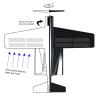 Solar Airplane, Solar Powered Aircraft for Car Tabletop Office Alloy Solar Energy Rotate Airplane Ornaments for Car Office Home Decor Xmas New Year Gift view 4