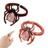 Vansza Halloween Cartoon Quirky Exaggerated Acrylic Ring Cute Pumpkin Spooky Hand Jewelry for Man,Girls,Boy,Young People Gift (A:1 of set) view 2