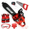 TOY Life Toy Chainsaw Kids Tool Set with Gloves Toddler Pretend Play Construction Tool Electric Chainsaw Play Set Outdoor Toy for Kids Halloween Costume for Boys Ages 3 4 5 6 7 8 view 1