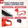 TOY Life Toy Chainsaw Kids Tool Set with Gloves Toddler Pretend Play Construction Tool Electric Chainsaw Play Set Outdoor Toy for Kids Halloween Costume for Boys Ages 3 4 5 6 7 8 view 4