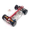 BrewJa Metal Upgrade Refit Front and Rear Gearbox for Mosquito Car 1/28 MINI-Q8 MINI-Q9 RC Car Parts (Color : Sky Blue) view 3