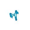 BrewJa Metal Upgrade Modified Servo Mount for Mosquito Car MINI-Z MINI-D MINI-Q Q8 Q9 iw04m AWD iw02 rm02 rm03 dgawd 1/28 RC Car Parts (Color : Sky Blue) view 1