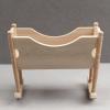 AirAds Dollhouse 1:12 Dollhouse Miniature Baby Crib Unfinished; no Mattress view 1