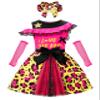 ReliBeauty Girls 80s Costume Kids Fancy Dress Costumes Accessories for Girls Cosplay 1980s Theme Retro Party 3T/100 view 1