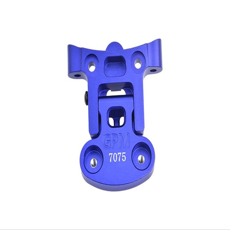 GPM Upgrades Aluminum 7075 Rear Fender Mount Set for 1/4 Promoto MX RC Car (Blue)