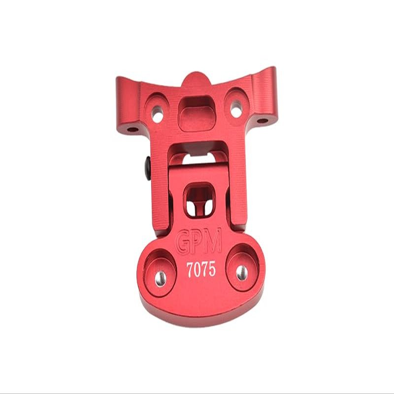 GPM Upgrades Aluminum 7075 Rear Fender Mount Set for 1/4 Promoto MX RC Car (Red)