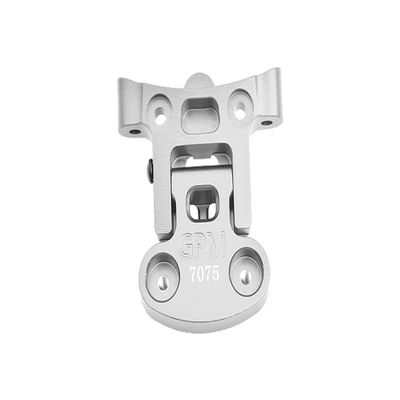 GPM Upgrades Aluminum 7075 Rear Fender Mount Set for 1/4 Promoto MX RC Car (Silver)