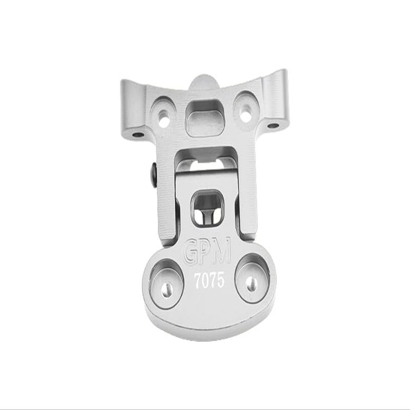 GPM Upgrades Aluminum 7075 Rear Fender Mount Set for 1/4 Promoto MX RC Car (Silver)