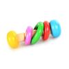 Baby Rattle, Solid Wood Easy Hand Grip Baby Rattle Toy Cultivate Coordination Ability for Early Education for Infant (Barbell Shape) view 1