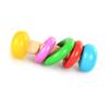 Baby Rattle, Solid Wood Easy Hand Grip Baby Rattle Toy Cultivate Coordination Ability for Early Education for Infant (Barbell Shape) view 2