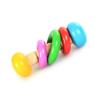 Baby Rattle, Solid Wood Easy Hand Grip Baby Rattle Toy Cultivate Coordination Ability for Early Education for Infant (Barbell Shape) view 3