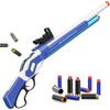 Ouzhimanxing Shell Ejecting Toy Gun (27-Inch),Soft Bullets Toy Shotgun Gun, Lever-Action Design, Perfect As a Birthday-Holiday for 8-12 Year Olds (Blue) view 1