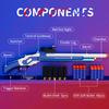 Ouzhimanxing Shell Ejecting Toy Gun (27-Inch),Soft Bullets Toy Shotgun Gun, Lever-Action Design, Perfect As a Birthday-Holiday for 8-12 Year Olds (Blue) view 3