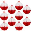 10PCS Gone Fishing Honeycomb Ball Decorations Centerpieces for Tables Bobber Paper Hanging Ceiling Sign Fishermen Themed Party Supplies for Fishing Theme Party Birthday Baby Shower Party Favor view 1