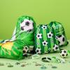 Talltalk 48 Pcs Soccer Party Favors Gifts Sets Soccer Team Gifts Include 16 Sets Drawstring Backpack Goodie Bags Stuffers Candy Snack Bags Wristband Keychains for Sports Birthday Party Supplies Decor view 3