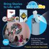 Moonlite Storytime Storybook Reels, 2 Story Set, Cars and Diggersaurs, Digital Stories for Projector, Toddler Early Learning Gifts for Kids Ages 1 Year and Up - Projector Sold Separately view 2