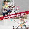 Kids Drum Set for Toddlers 1-3 3-5 - Musical Instruments Toys Drum Kit 9 Pcs with Stool, Birthday Musical Toys for Toddlers 3 4 5 Year Old Boys Girls view 4