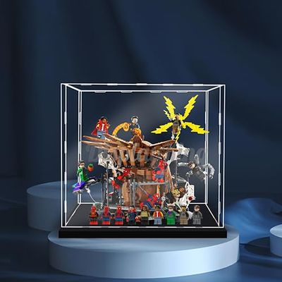 Acrylic Display case compatiable with Final Battle 76261 (Model Set is not Included) (No Background)