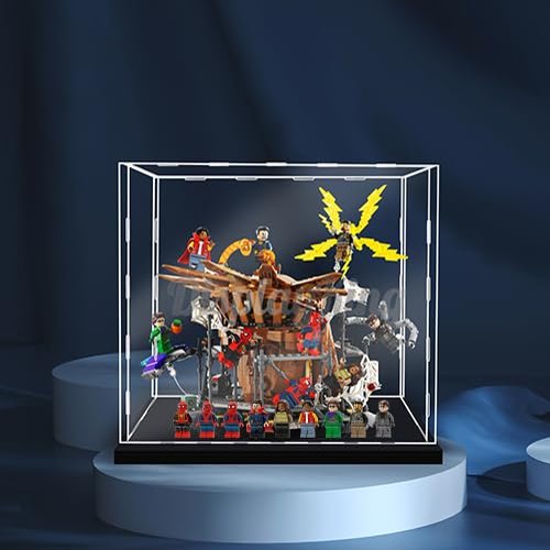 Acrylic Display case compatiable with Final Battle 76261 (Model Set is not Included) (No Background)