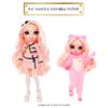Rainbow High Jr High PJ Party - Bella, Pink 9" Posable Fashion Doll with Soft Onesie, Slippers, Fun Play Accessories, Great Toy Gift for Girls Kids Ages 4-12 Years view 4
