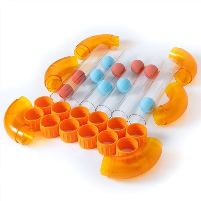 Fat Brain Toys Air Toobz Expansion Pack - Air-Powered STEM Building Toy for Kids & Teens, Kids Building Toys, STEM Toys for 3+ Year Old