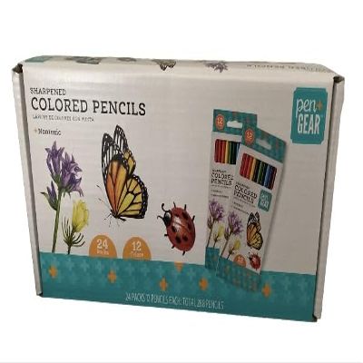 24 PACK OF 12 COLOR PENCILS